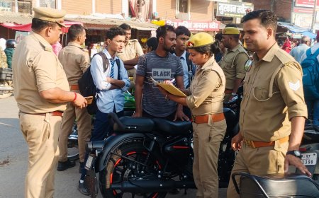 चेकिंग के दौरान 92 वाहनों का हुआ ई-चालान, तीन वाहन सीज