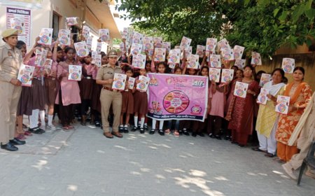 मिशन शक्ति फेज 5.0 के तहत पुलिस ने चलाया बालिका सुरक्षा अभियान