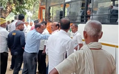 परिवहन विभाग के निरीक्षण टीम नें बघौली-करैली चैराहे पर बगैर टिकट के चार यात्रियों को पकड़ा