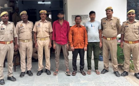 नाबालिग को भगाने व सहयोग करने वाले आरोपियों को पुलिस ने किया गिरफ्तार