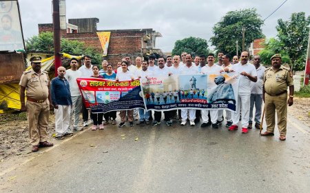 बेलहर पुलिस ने रन फार यूनिट का किया कार्यक्रम 