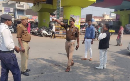 यातायात पुलिस नें मेहदावल बाईपास से हटवाया अतिक्रमण