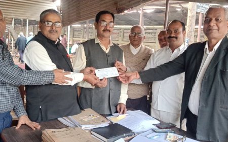 बार कौंसिल आफ उत्तर प्रदेश ने दिया 25 हजार रुपए का मेडिकल सहायता