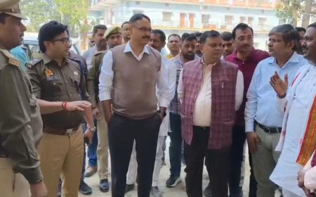 डीएम व एसपी ने धनघटा तहसील के द्वाबा महोत्सव तैयारियों का किया स्थलीय निरीक्षण 