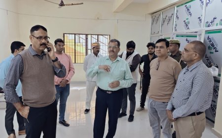 डीएम नें सामुदायिक स्वास्थ्य केंद्र बघौली, सांथा लोहरसन व एएनएम उप केंद्र बखिरा का किया निरीक्षण 