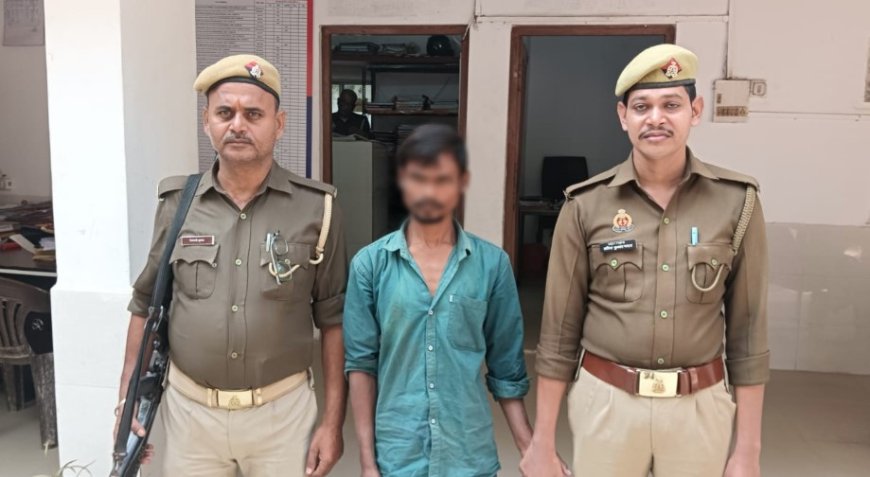 महिला के साथ दुष्कर्म करने वाला वाँछित अभियुक्त गिरफ्तार