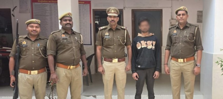 25 हजार के इनामिया अभियुक्त को पुलिस ने किया गिरफ्तार
