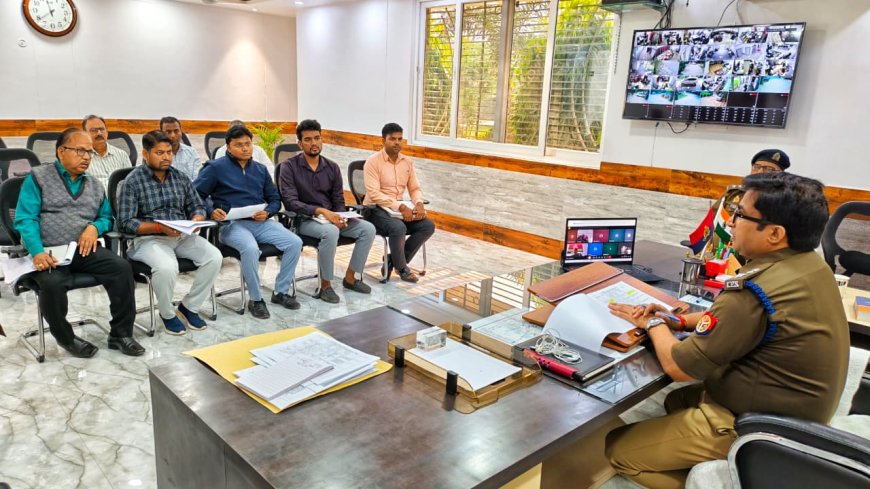 एसपी नें निर्माणाधीन बैरक व भवनो के निर्माण कार्यों की गुणवत्ता की समीक्षा कर दिया निर्देश