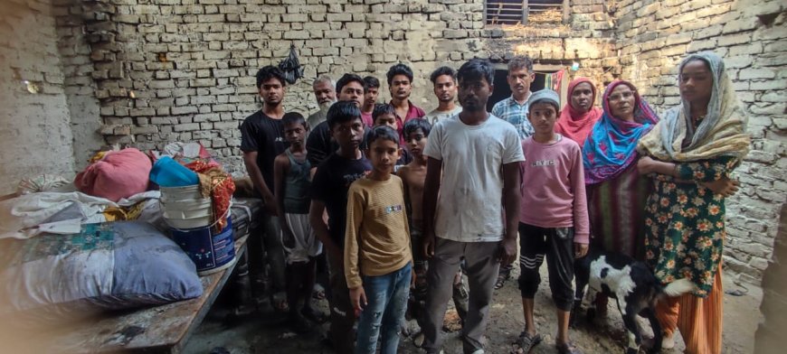 शार्टसर्किट से लगी आग में सारा सामान जलकर राख