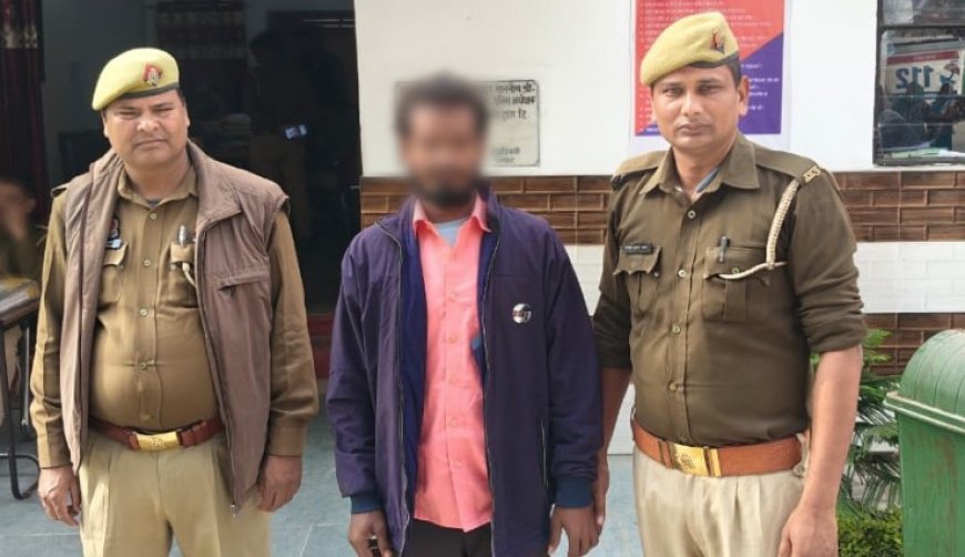 हत्या के मामले में अभियुक्त गिरफ्तार, घटना में कैंची बरामद