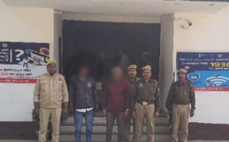 गैंगस्टर एक्ट के दो आरोपियों को पुलिस ने किया गिरफ्तार, गया जेल
