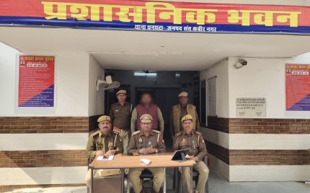 धनघटा पुलिस नें हत्या के प्रयास के मामले में वांछित को किया गिरफ्तार