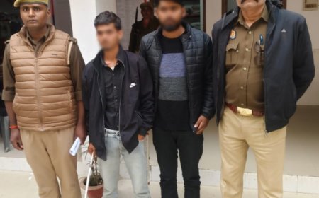 गैर इरादतन हत्या के मामले में दो अभियुक्त पुलिस के हत्थे चढ़े