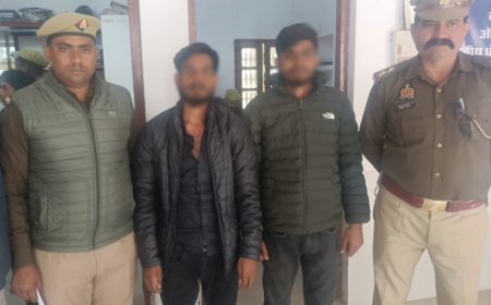 गैर इरादतन हत्या के मामले में दो अभियुक्त को पुलिस नें किया गिरफ्तार