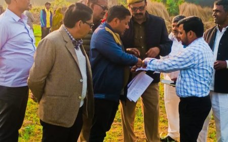 अवैध कब्जे की शिकायत पर पहुंची पुलिस व राजस्व की संयुक्त टीम