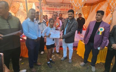 मेंहदावल में दो दिवसीय विधायक खेल स्पर्धा 2025 का शुभारंभ, युवाओं में दिखा जबरदस्त उत्साह