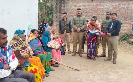 कड़ाके की ठंड में खाकी बनी फरिश्ता