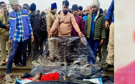 ट्रेन में चपेट आकर युवक की मौत