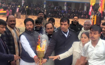 एसआर इंटरनेशनल एकेडमी में एनुअल स्पोर्ट के प्रथम दिन बच्चों में उत्साह