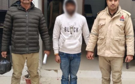 660 ग्राम अवैध गाँजा के साथ एक गिरफ्तार