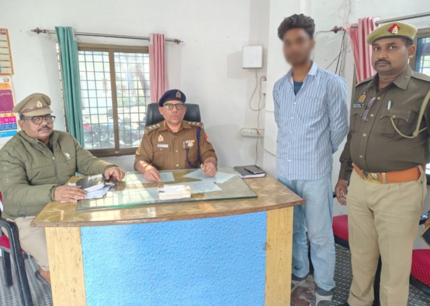 एक अभियुक्त व बाल अपचारी को मोबाईल व घटना में प्रयुक्त बाइक के साथ किया गिरफ्तार