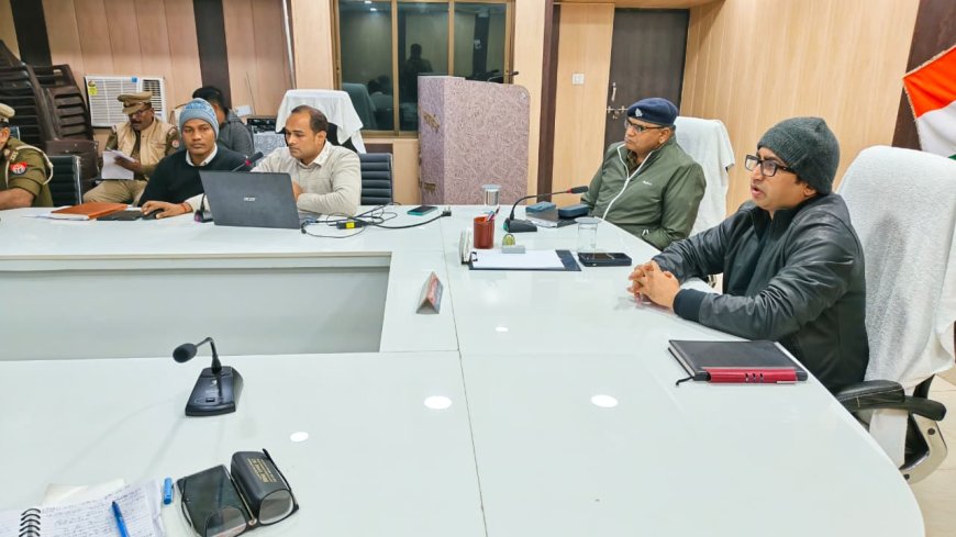 एसपी नें साइबर अपराध की रोकथाम के लिए पुलिस कर्मियों के साथ की समीक्षा गोष्ठी