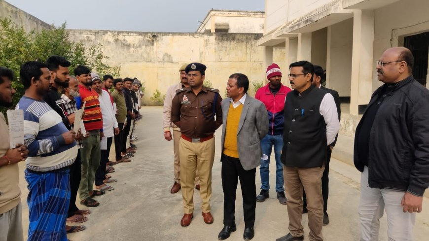 जिला कारागार में बंदियों की सुनी समस्याएं