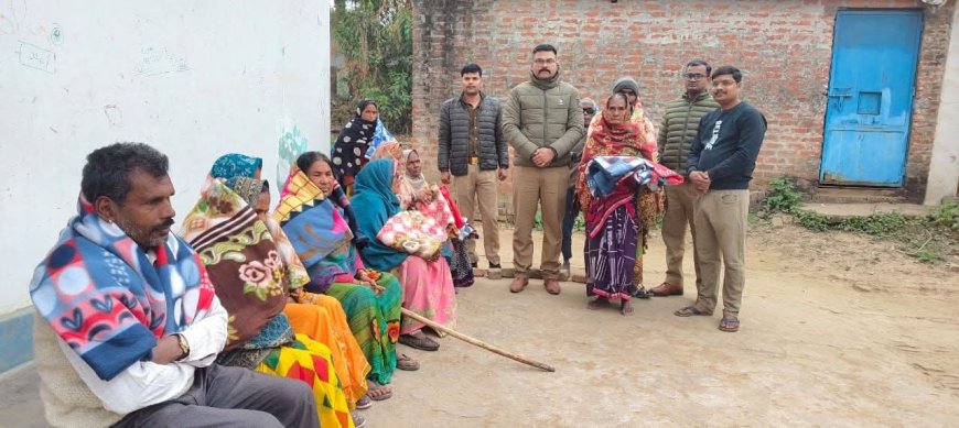 कड़ाके की ठंड में खाकी बनी फरिश्ता