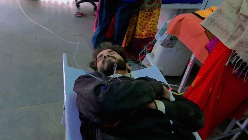 नशे की हालत में तेज रफ्तार युवक ने टैंपो को मारी टक्कर