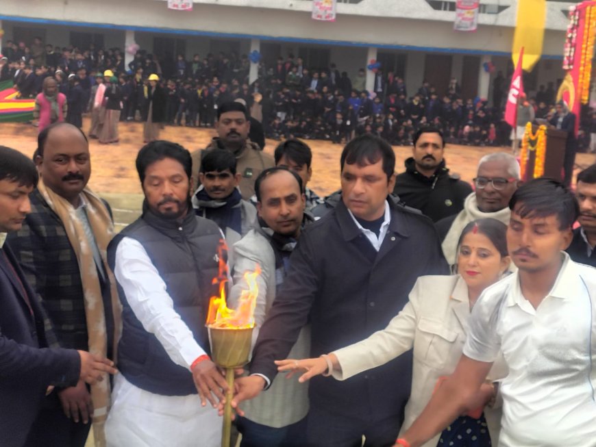 एसआर इंटरनेशनल एकेडमी में एनुअल स्पोर्ट के प्रथम दिन बच्चों में उत्साह