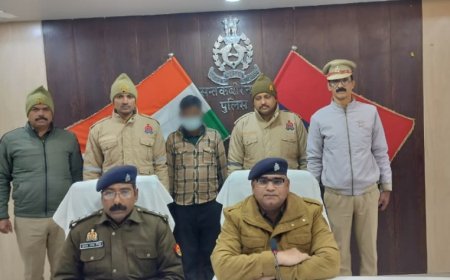 दुधारा पुलिस नें चोरी के एम्बुलेंस समेत चोर को किया गिरफ्तार 