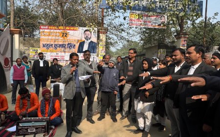 राष्ट्रीय युवा सप्ताह में नुक्कड़ नाटक कर नशे की गिनाई खामियां