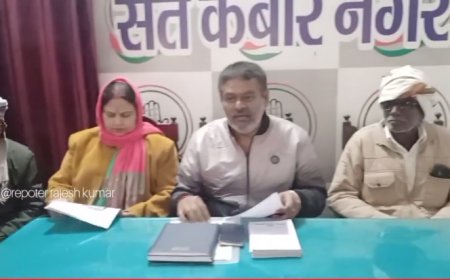 भाजपा सरकार मनरेगा को कमजोर कर गरीबो पर हमला कर रही है- प्रवीण चन्द्र पाण्डेय