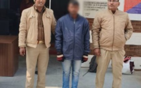 नाबालिग को भगाने व दुष्कर्म करने वाला वाँछित बाल अपचारी गिरफ्तार 