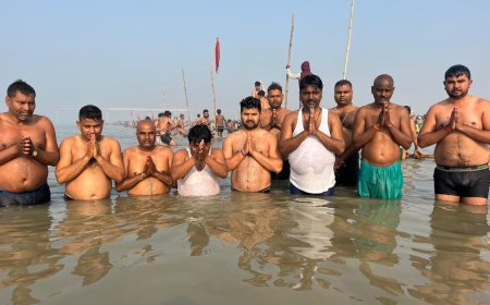 मौनी अमावस्या पर सरयू स्नान कर विधायक गणेश चैहान ने दिया सनातन संस्कृति का संदेश