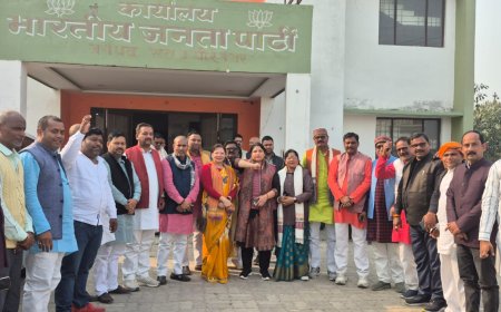 नितिन नबीन के भाजपा राष्ट्रीय अध्यक्ष बनने पर जश्न, कार्यकर्ताओं में उत्साह