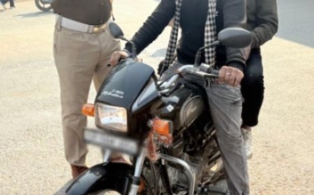 यातायात पुलिस ने चलाया दोपहिया वाहनों के विरुद्ध अभियान