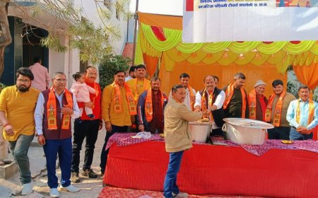 राम प्राण प्रतिस्था दो साल पूरे होने पर जगह जगह आयोजित हुआ कार्यक्रम 