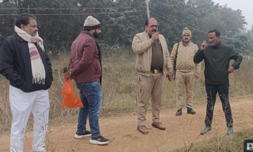 भू माफियाओं के चंगुल से पुलिस व राजस्व की संयुक्त टीम ने पीड़ित को दिलाया कब्जा