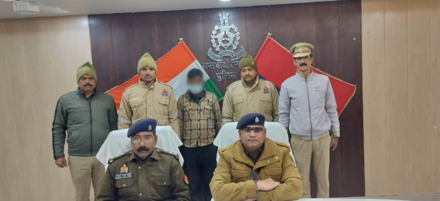 दुधारा पुलिस नें चोरी के एम्बुलेंस समेत चोर को किया गिरफ्तार 
