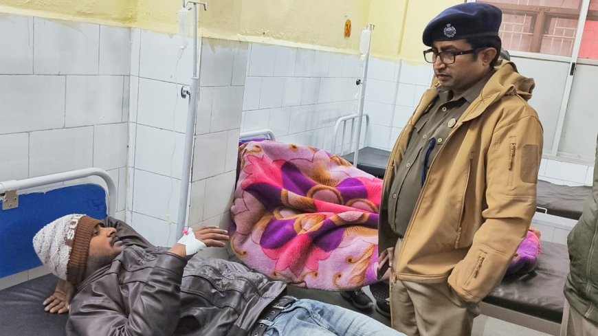 गोवध में तीसरा अभियुक्त गिरफ्तार, मुठभेड़ में लगी पैर में गोली