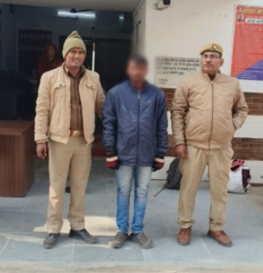 नाबालिग को भगाने व दुष्कर्म करने वाला वाँछित बाल अपचारी गिरफ्तार 