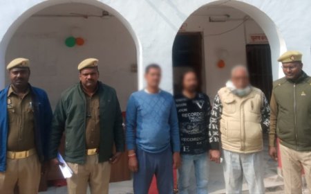 गैंगेस्टर एक्ट में तीन अभियुक्त गिरफ्तार