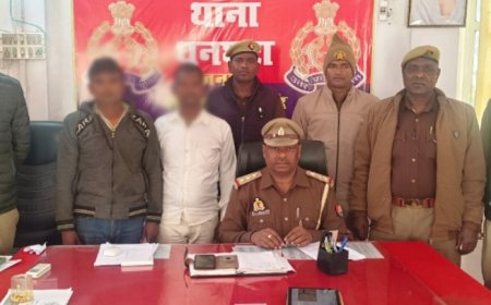 थाना धनघटा से गैंगेस्टर एक्ट में दो अभियुक्त गिरफ्तार