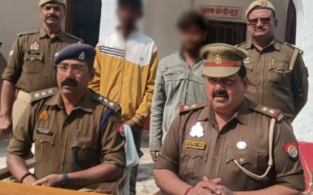 सामूहिक दुष्कर्म करने वाले दो अभियुक्तो को पुलिस ने किया गिरफ्तार