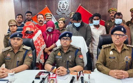 नवजात शिशु को 24 घण्टे के भीतर संतकबीरनगर पुलिस ने किया बरामद, सात गिरफ्तार 