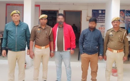 संतकबीरनगर में चोरी तथा धोखाधड़ी करने वाले दो अभियुक्त गिरफ्तार 