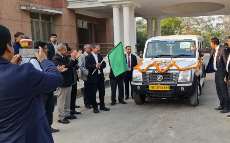 न्यायरथ को संतकबीरनगर जिला जज ने दिखाई हरी झंडी