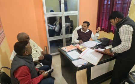 संयुक्त विकास आयुक्त बस्ती मंडल निर्मल कुमार द्विवेदी ने किया निरीक्षण 