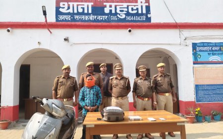 पुलिस की सक्रियता से अवैध गांजा व वाहन के साथ तस्कर गिरफ्तार